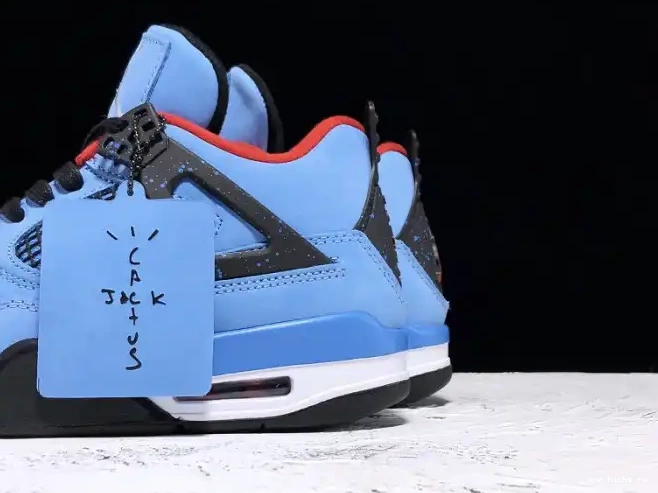 Rep Onekick x Jack Cactus 308497-406 Jordan 4 Air Scott Travis 0502